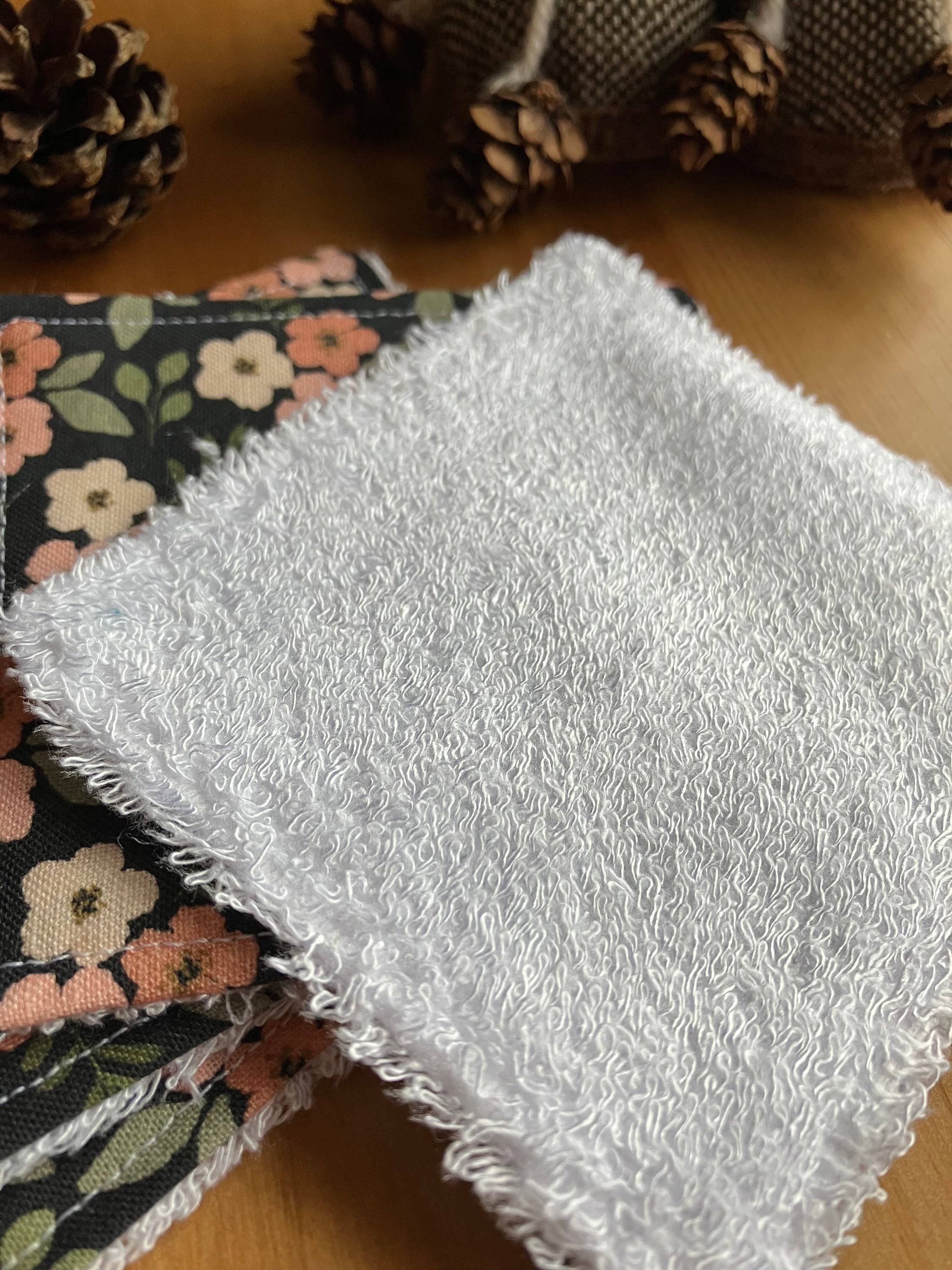 SH Designs – wholesale Face & body wipes – Reusable Face Wipes Dark Floral Pattern3