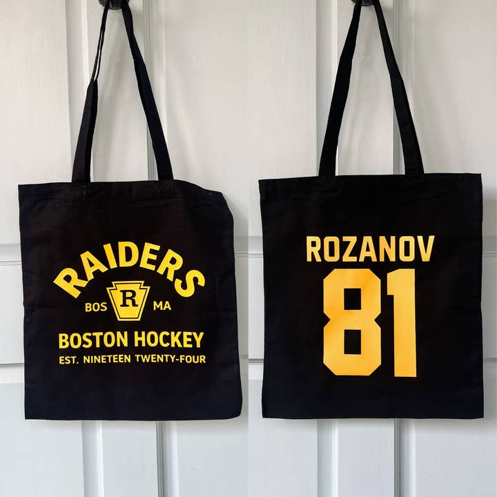 Rozanov Jersey - Heated Rivalry Tote Bag for wholesale by Love Her Work
