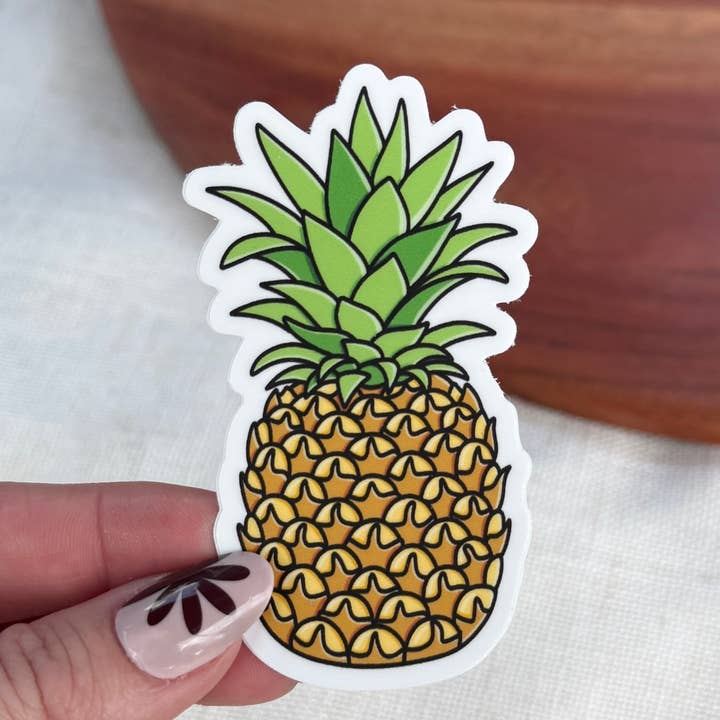 Pineapple Whole Fruit Sticker for wholesale by Big Moods