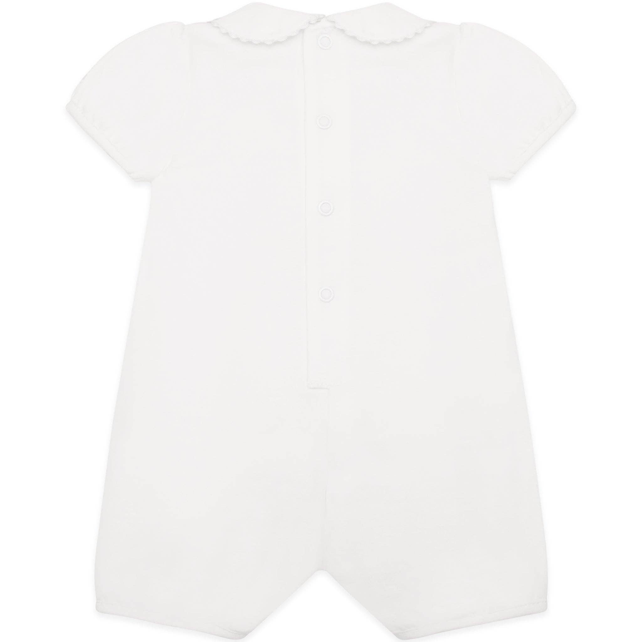 Emile Et Rose - Wholesale Jumpsuit - Baby - Jody White Girls Heart Embroidery Romper8