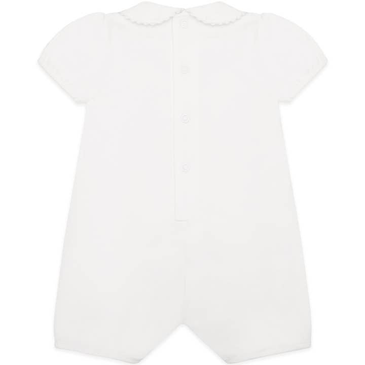 Emile Et Rose - Wholesale Jumpsuit - Baby - Jody White Girls Heart Embroidery Romper8