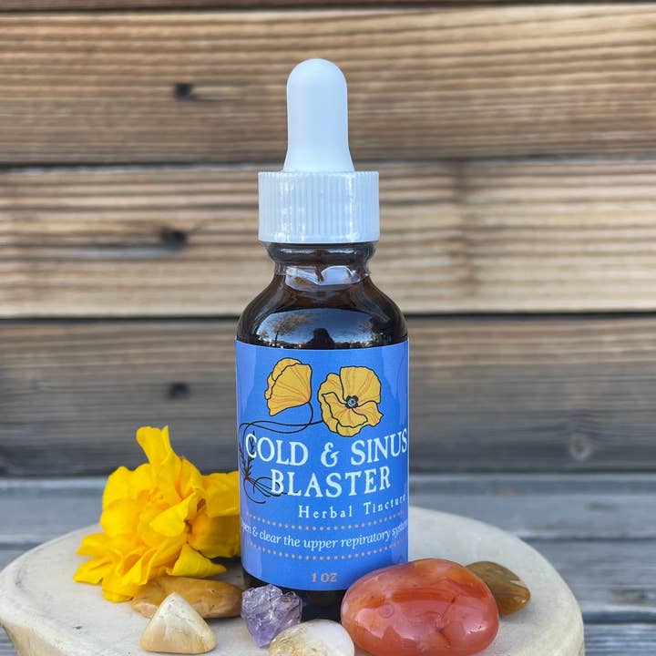 Golden Poppy Herbal Apothecary - Wholesale Tincture - Cold & Sinus Blaster 1oz0