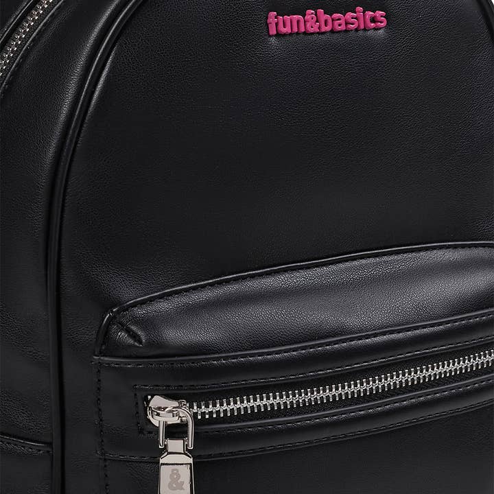 FUN & BASICS - Venta al por mayor Mochila - Mujer - Mochila para mujer fun&basics OUSBOURNE negro de símil piel