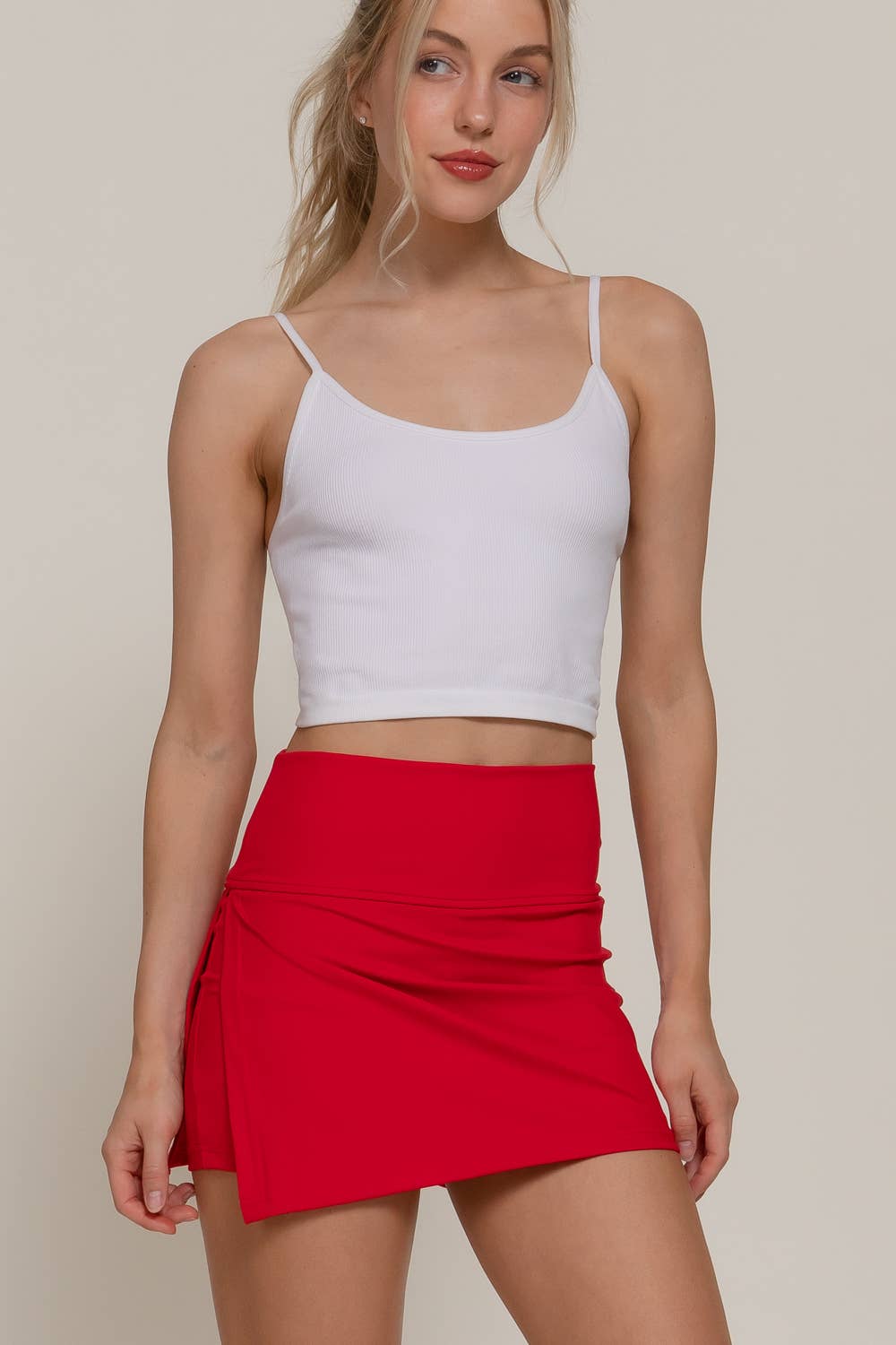 Active Basic | Active USA - Wholesale Athletic Shorts - Women's - Side Slit Style Activewear Skort34