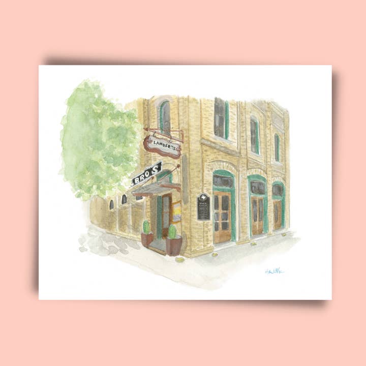 Lamberts Grill Print for engroshandel hos EstellaHannah