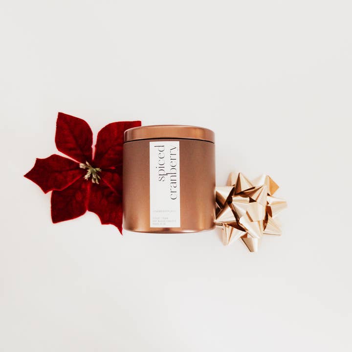 Spiced Cranberry Holiday Christmas Candle for wholesale by juneberryplace home fragrances - Candles, Diffusers & Sprays