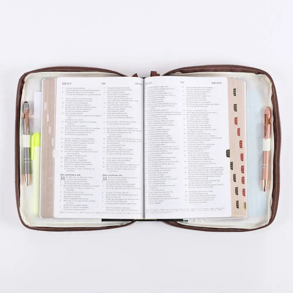 Swanson Christian Products - Wholesale Bible Cover - Bible Cover Canvas Isaiah 40:8 L5