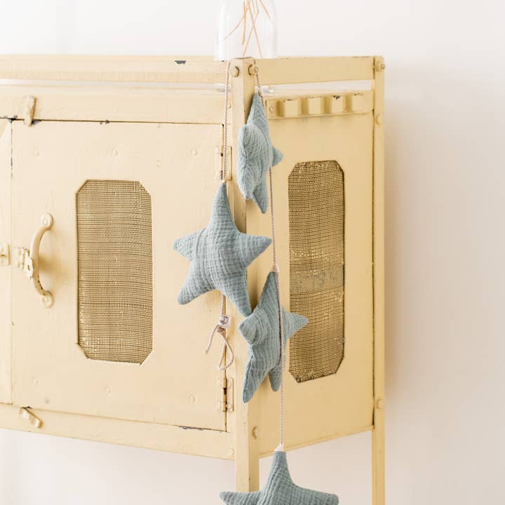 Monocrom - Wholesale Bunting/Garland - Sage Mint Star Garland3