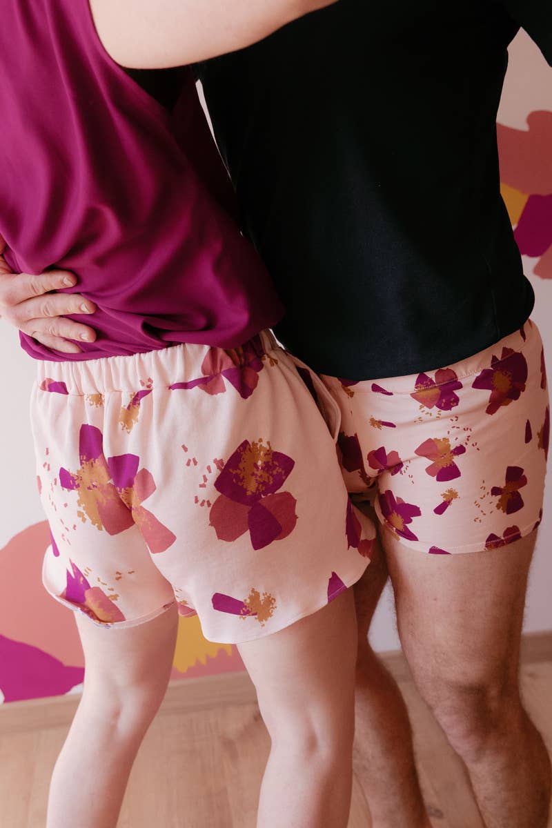 Eglantine et Zoé - Wholesale Fabric - Anémona Nude Cotton Sweat Fabric12