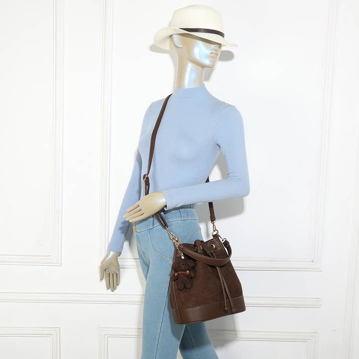 Gallantry - Wholesale Shoulder Bag - Women's - Oria Suedine(KJ-62050-1)9