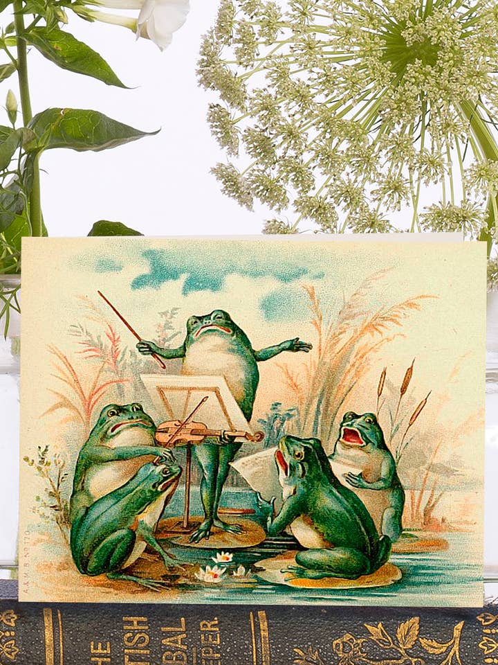 VT0027P ~ Little Vintage Greeting Card for wholesale by Madame Treacle