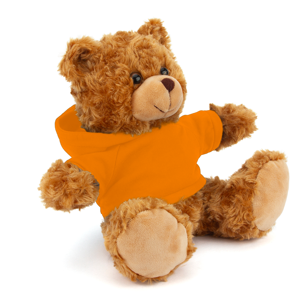 Plushland – wholesale Stuffed/plush toy – Kids & baby – 11" Personalized Teddy Bear in Hoodie | Custom Sitting Bear26