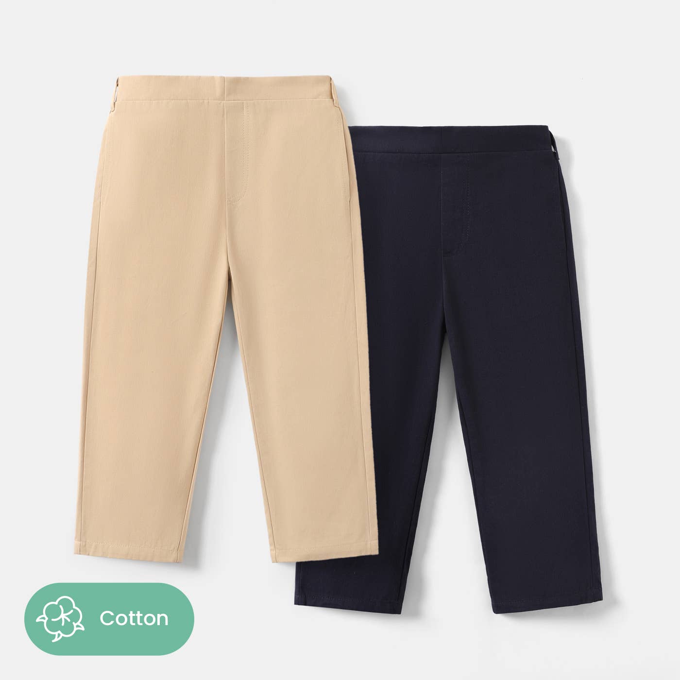 PatPat - Venta al por mayor Pantalones - Niños - Pantalones Casuales de Uniforme Escolar para Niño Pequeño 100% Algodón2