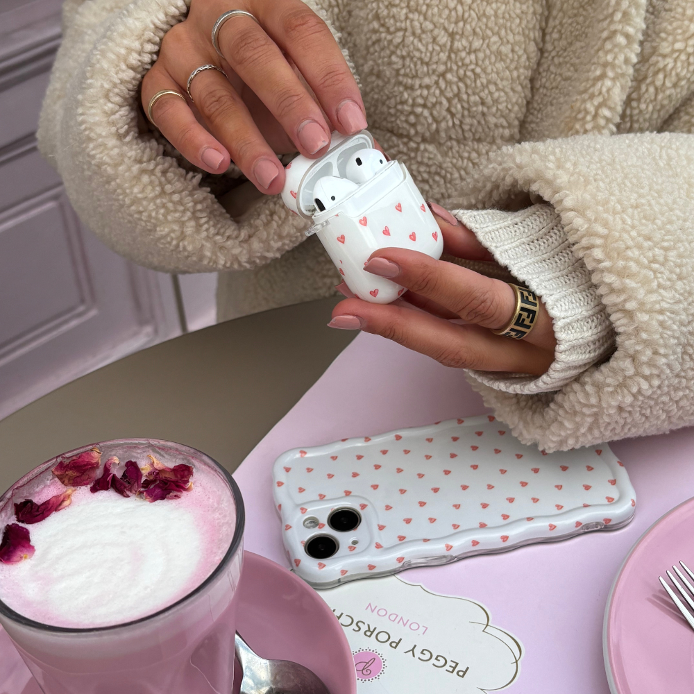 Coconut Lane - Wholesale Airpod/Earbud Case - Men's - Airpods Case - Mini Hearts3