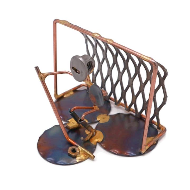 Ice Hockey Goalie with Net for wholesale by Rock Creek Metal Craft