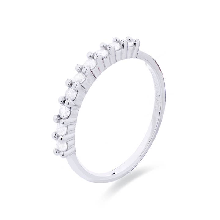 Luxenter - Wholesale Multi-Stone Ring - Anillo Luxenter de Plata de Ley 925 con Circonita Brillante acabado en rodio - Reiva