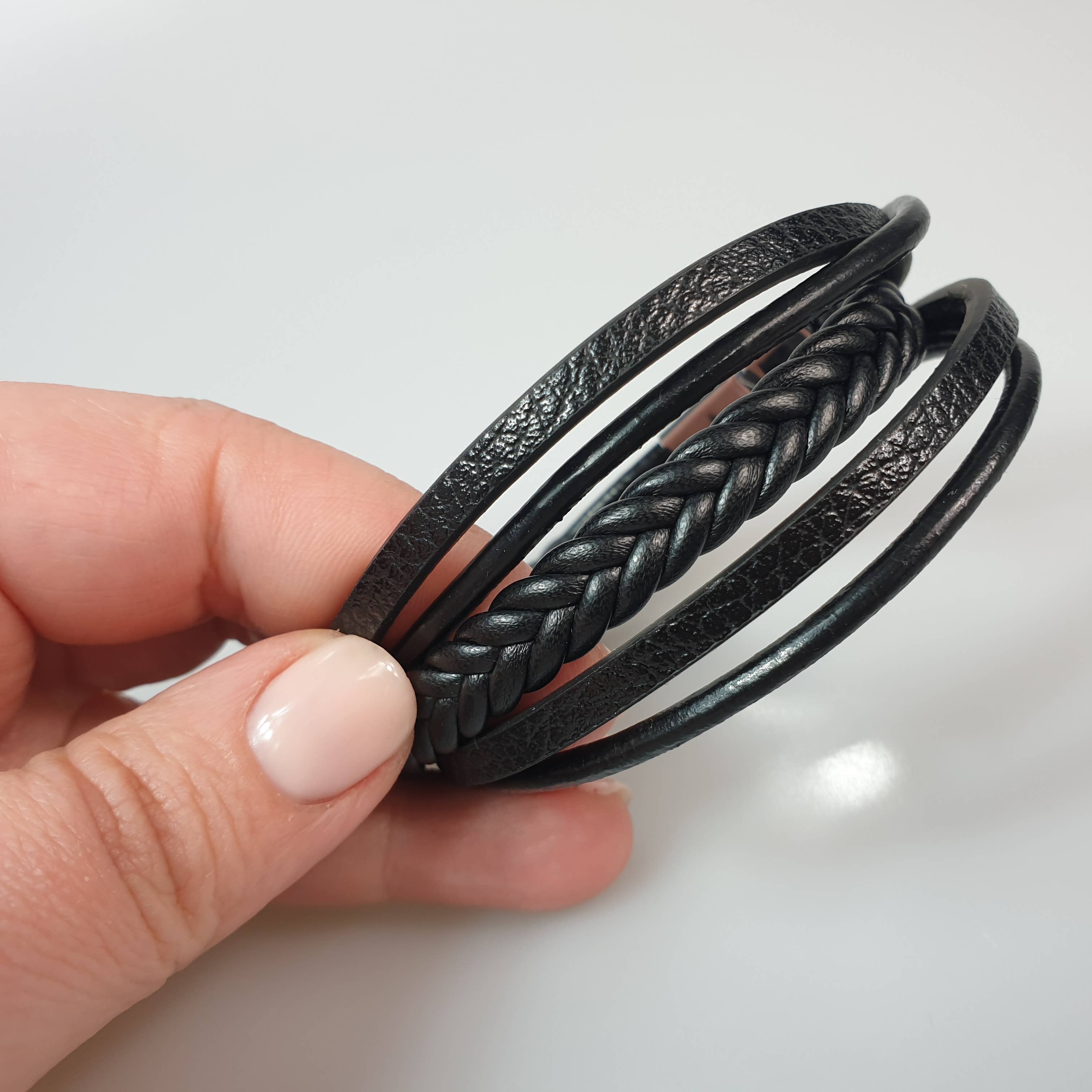 AmberLithuania - Wholesale Jewelry - Men's - Leather bracelet Armband for men Mans jewelry7