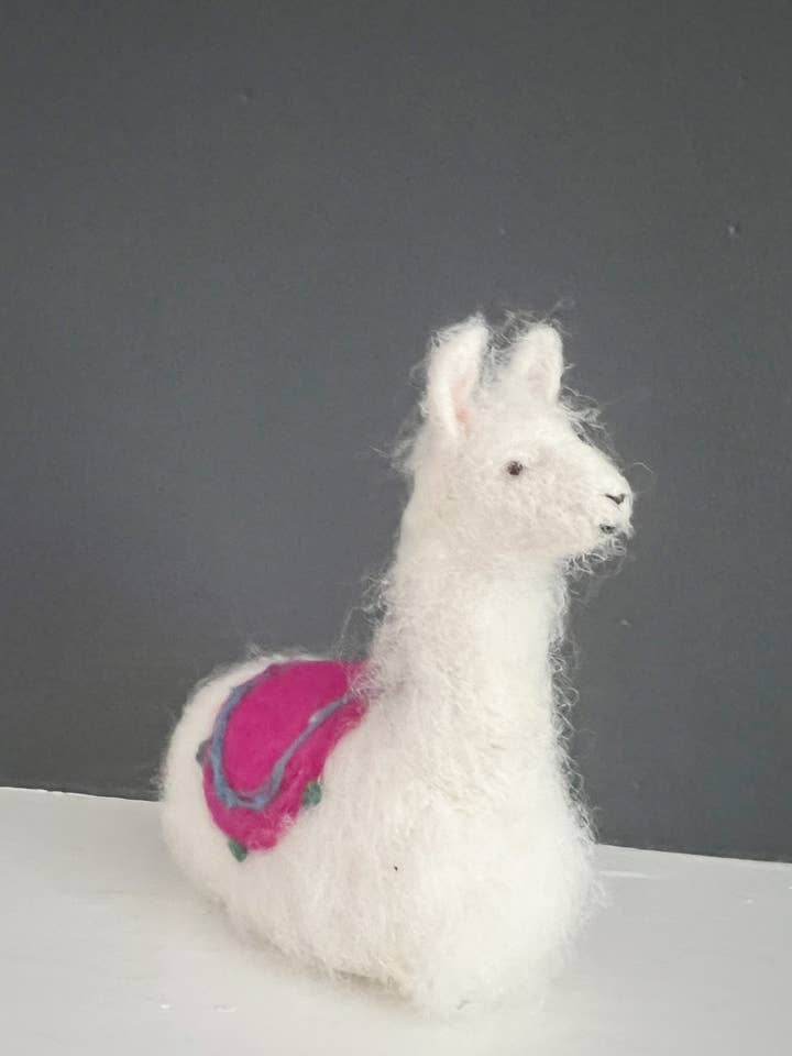 Llama Needle Felting Kit for wholesale by The Felted Bee
