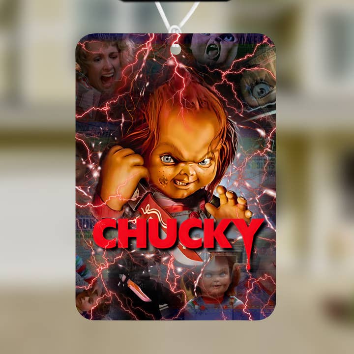 Chucky with Lighting Air Freshener for wholesale by Graveyard Offerings