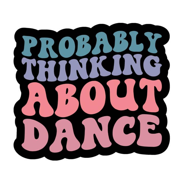 Probably thinking about dance waterproof sticker for wholesale by Lyrical River Designs