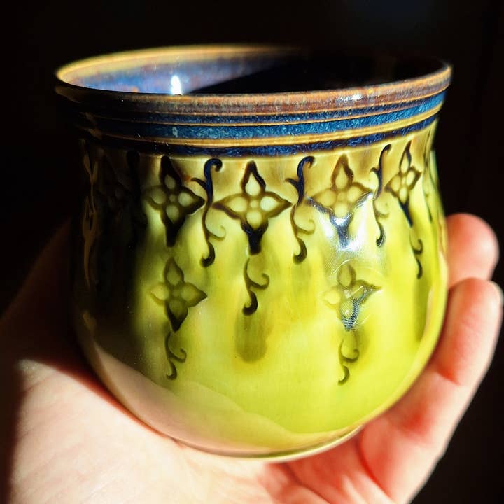 Stemless Wine Glass - Made to Order - Handmade Pottery for wholesale by Plays in Mud Pottery