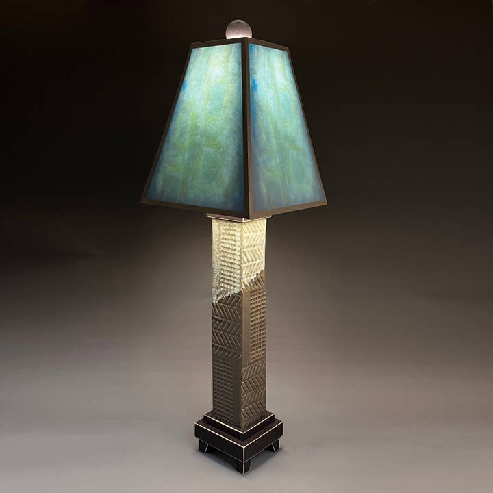 Macone Clay / Spooner Creek - Wholesale Accent/Desk Lamp - LL - Blue Lamp4