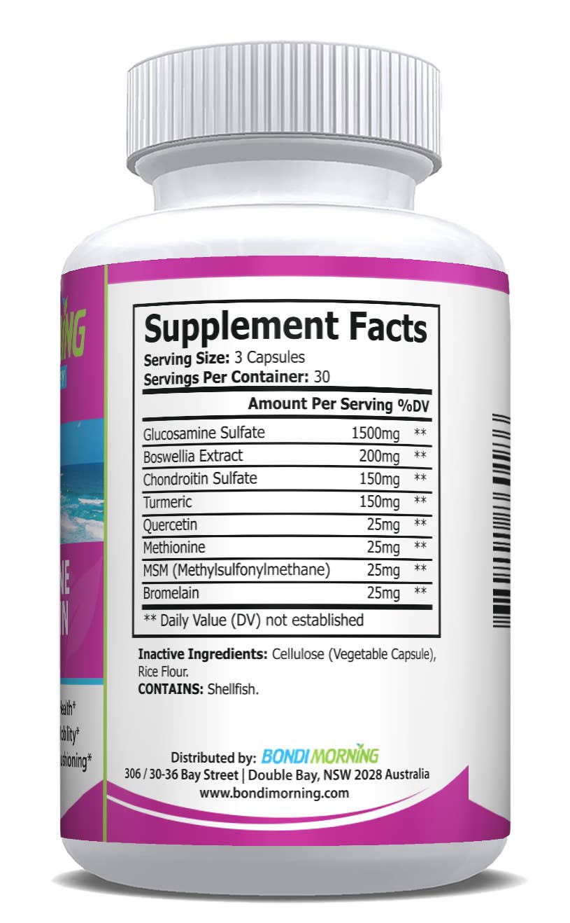 Bondi Morning - Wholesale Oral supplement/vitamin - Glucosamine Chondroitin, 90 Capsules1