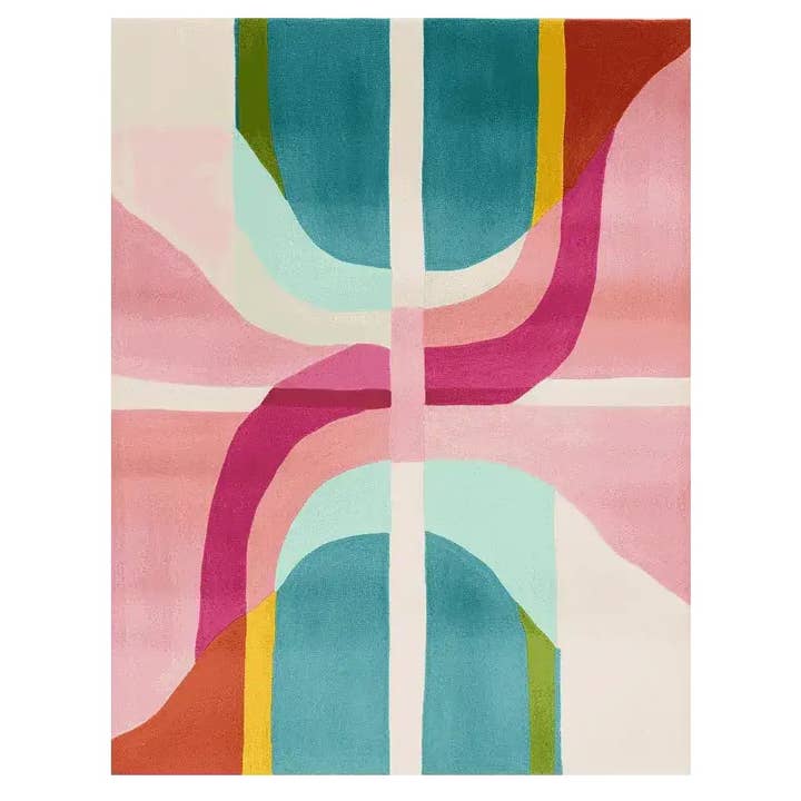Pop Wave Vibe Hand Tufted Rug for wholesale by Maia Homes
