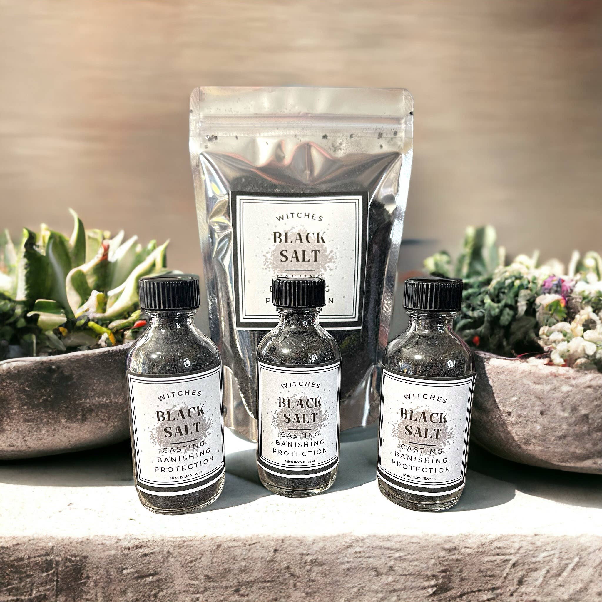 Mind Body Nirvana - Wholesale Meditation Supplies - Black Salt1