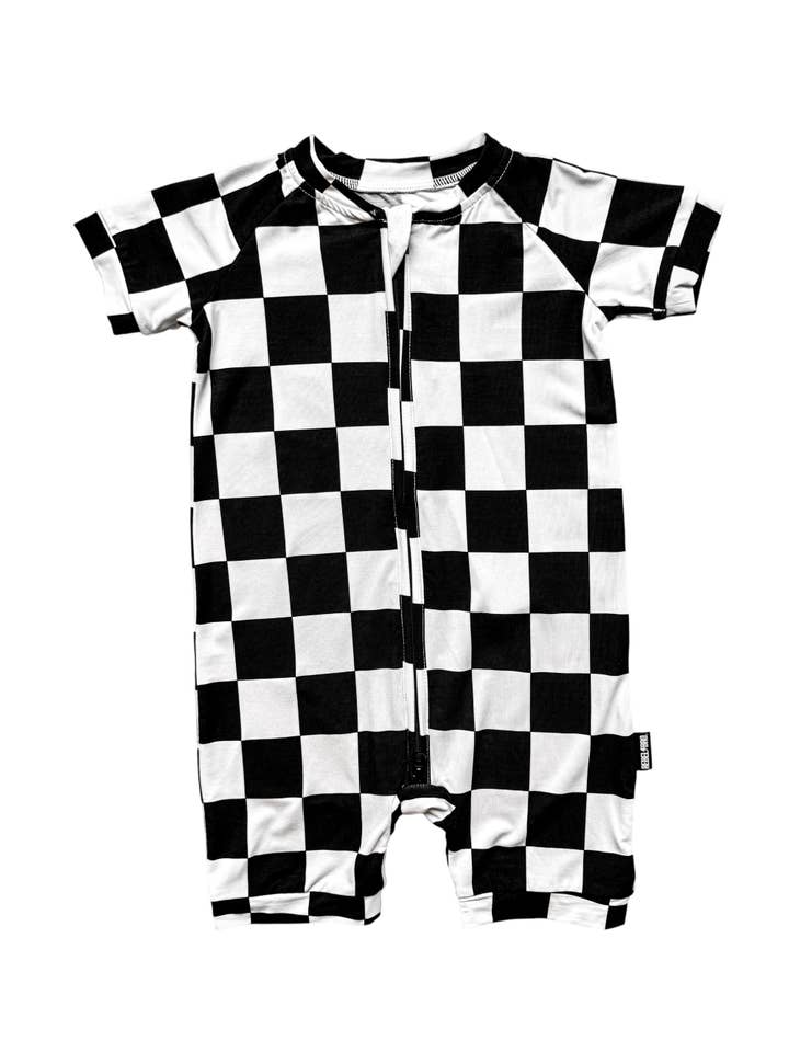 Rebel Bro - Wholesale Jumpsuit - Baby - Bamboo Zippy Shortie in Venice1