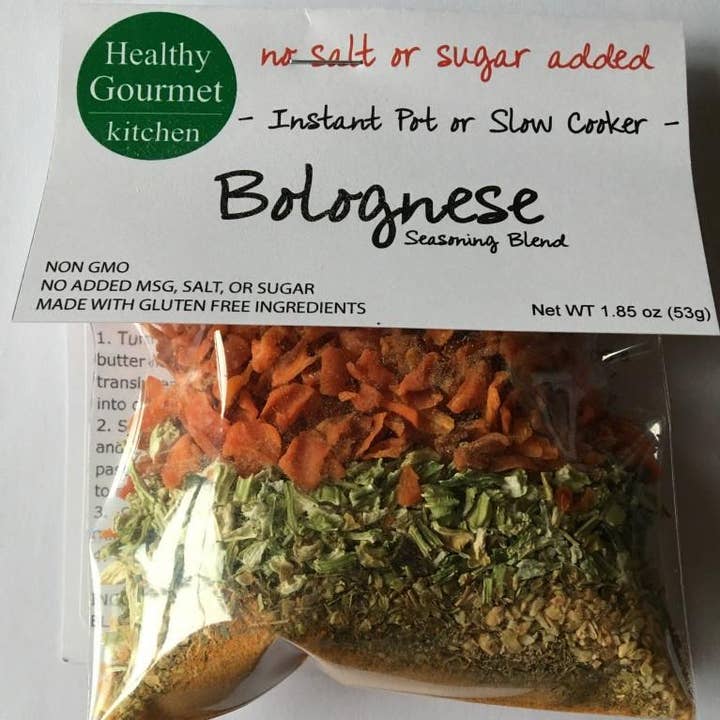 Healthy Gourmet Kitchen - Wholesale Dried Spice Mix - Bolognese Meal Starter Spice Mix0