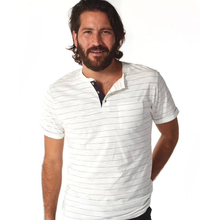 Wade risca de giz Henley por atacado de PX