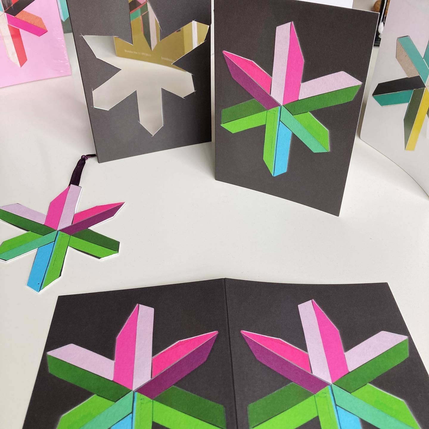 heraldblack - Wholesale Everyday Greeting Card - Brutalist Star 11 notecard2