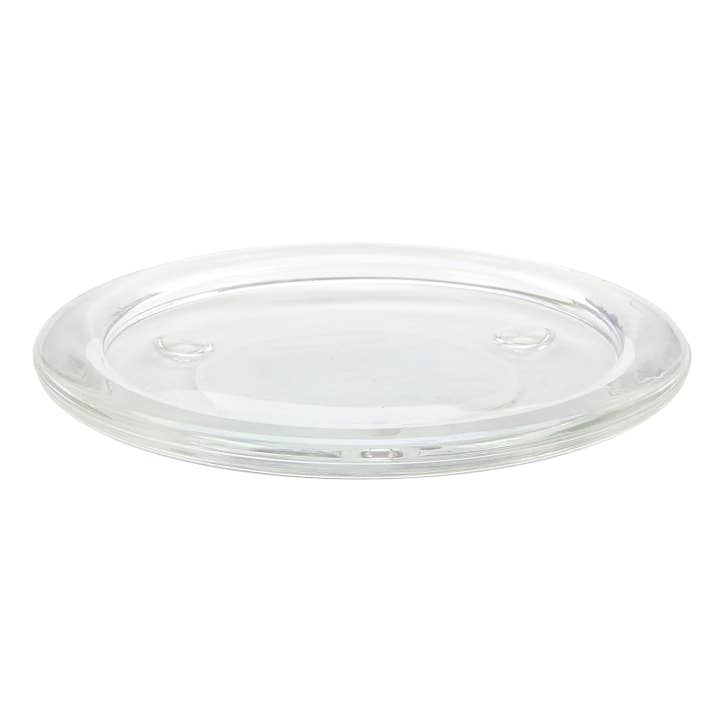 WGV International - Wholesale Candle Holder - WGV Glass Pillar Candle Plate - 0.5"H1
