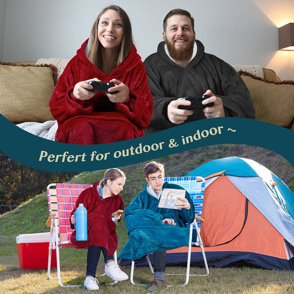 Pavilia - Wholesale Throw Blanket - Oversized Wearable Hoodie Blanket31