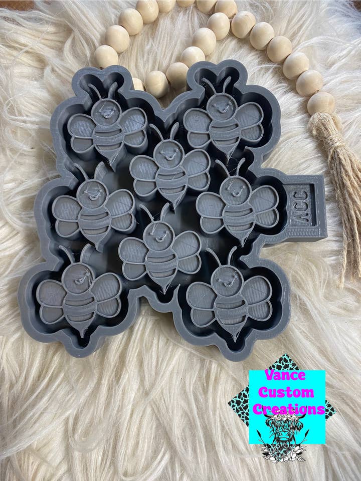 Bee Wax Melt Mold for wholesale by Vance Custom Creations