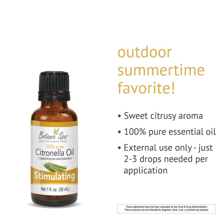 Botanic Choice - Wholesale Essential Oil - Botanic Spa Citronella Essential Oil - 1 oz2