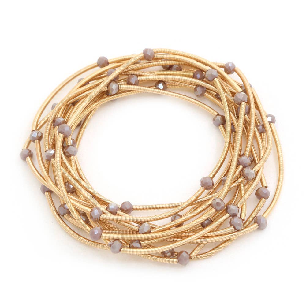 anbfashion - Wholesale Beaded Bracelet - BEADED WIRE BRACELET CB-21764