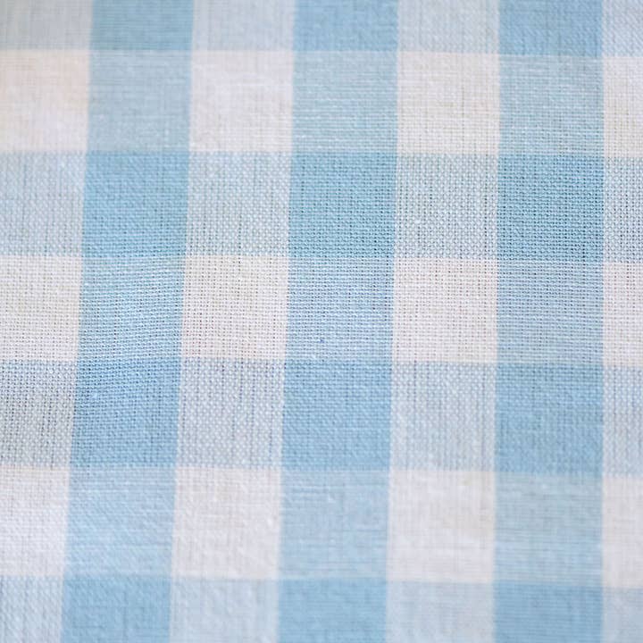 Galley and Fen - Wholesale Tablecloth - Blue Ruffled Gingham Tablecloth7