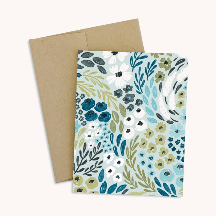 Elyse Breanne Design - Wholesale Everyday Greeting Card - Waterfall Floral Greeting Card0