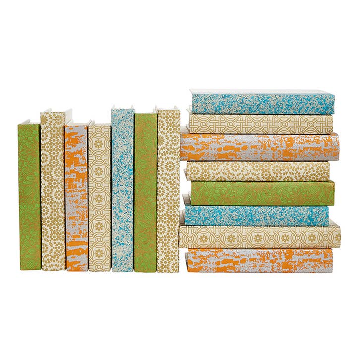 15 Vol. Vibrant Painted Mix / Off-White Cover / 8.5-9.5" for wholesale by E. Lawrence, Ltd.