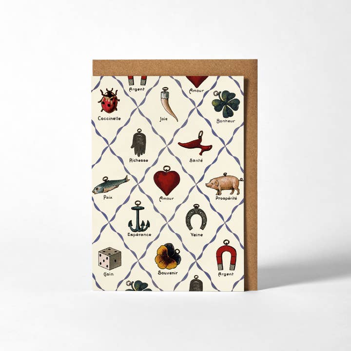 Roomytown - Vendita all'ingrosso Biglietti di auguri generici - Biglietto di auguri - Charms