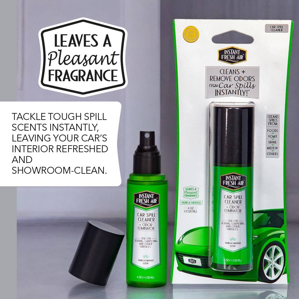 Instant Fresh Air - Wholesale Automotive Cleaning Products - Car Spill 4 Oz., Cleaner + Odor Eliminator -Display4