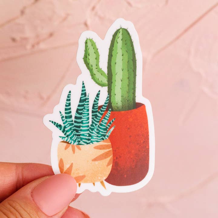 Succulents Sticker for wholesale by The Print Pantry