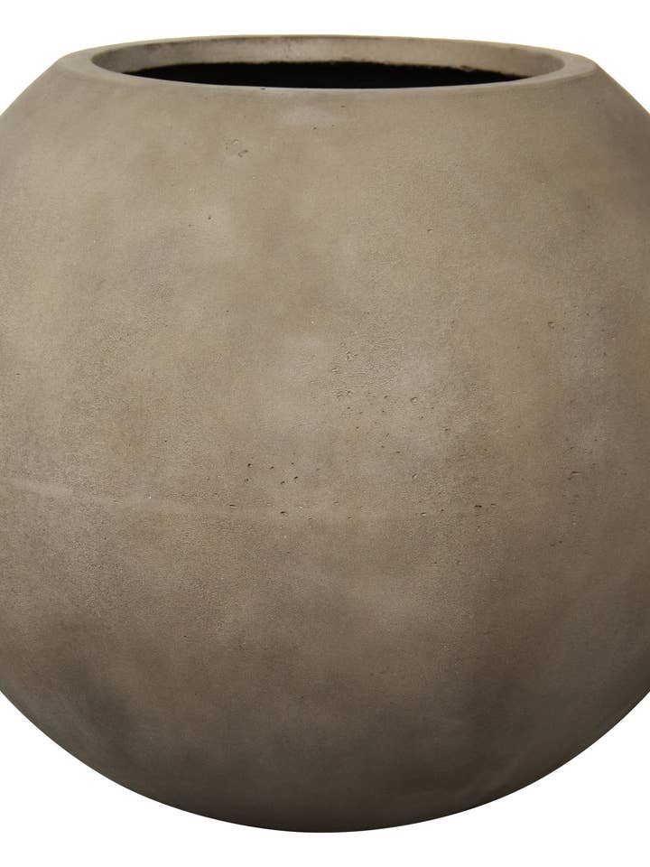 Vida Brown Terracotta Globe Planter for wholesale by The Farmer's Daughter