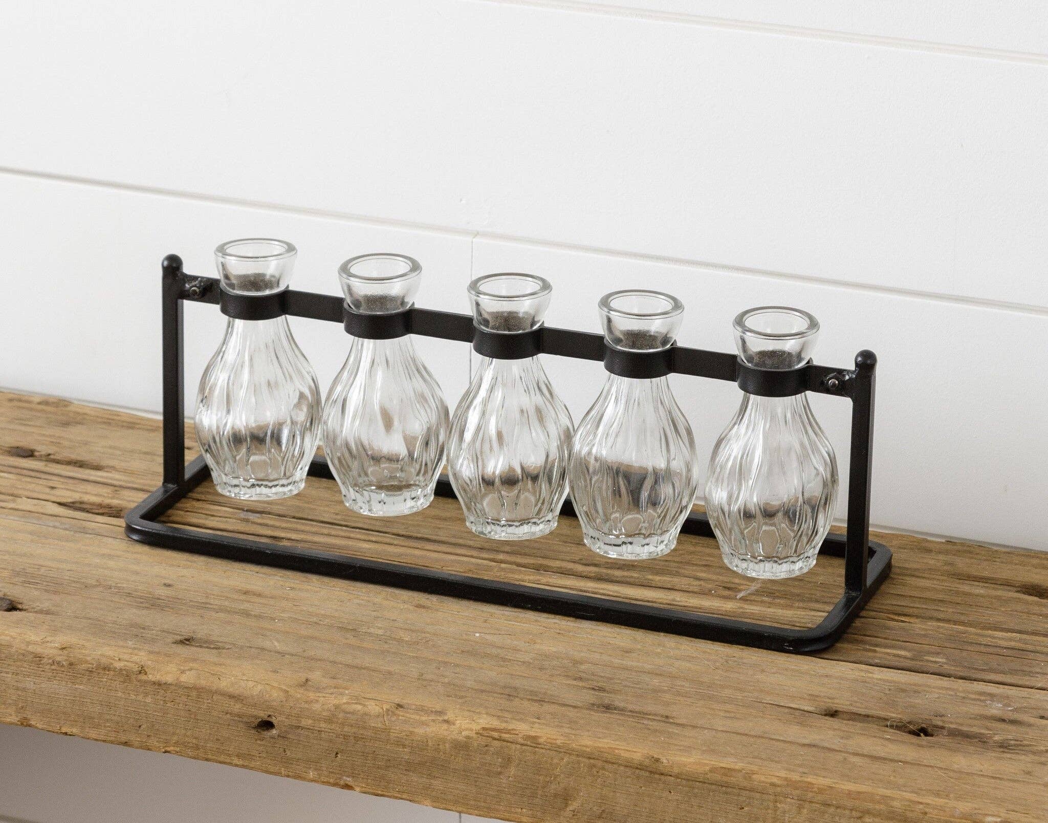 Audrey's Home & Gift - Wholesale Vase - Clustered Hanging Bud Vase With 5 Bottles (PC)1