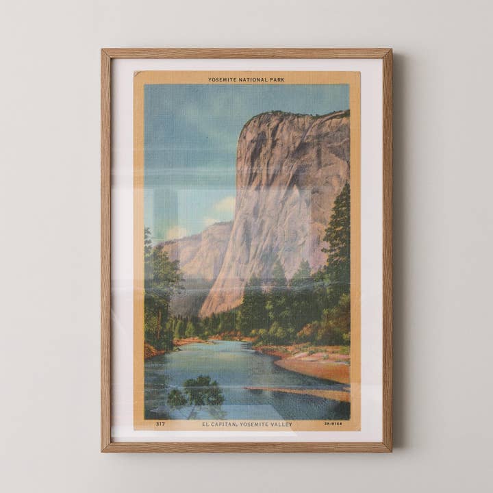 El Capitan Yosemite Ansichtkaart Fijnkunst Papierafdruk voor wholesale door Retrospect Studios