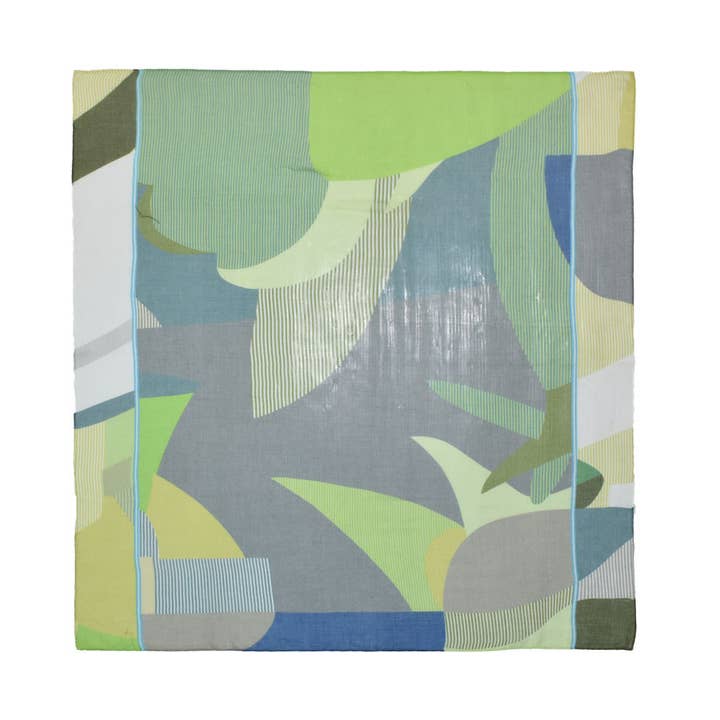 Effie Mixed Geo Square Scarf for wholesale by Dupatta Designs