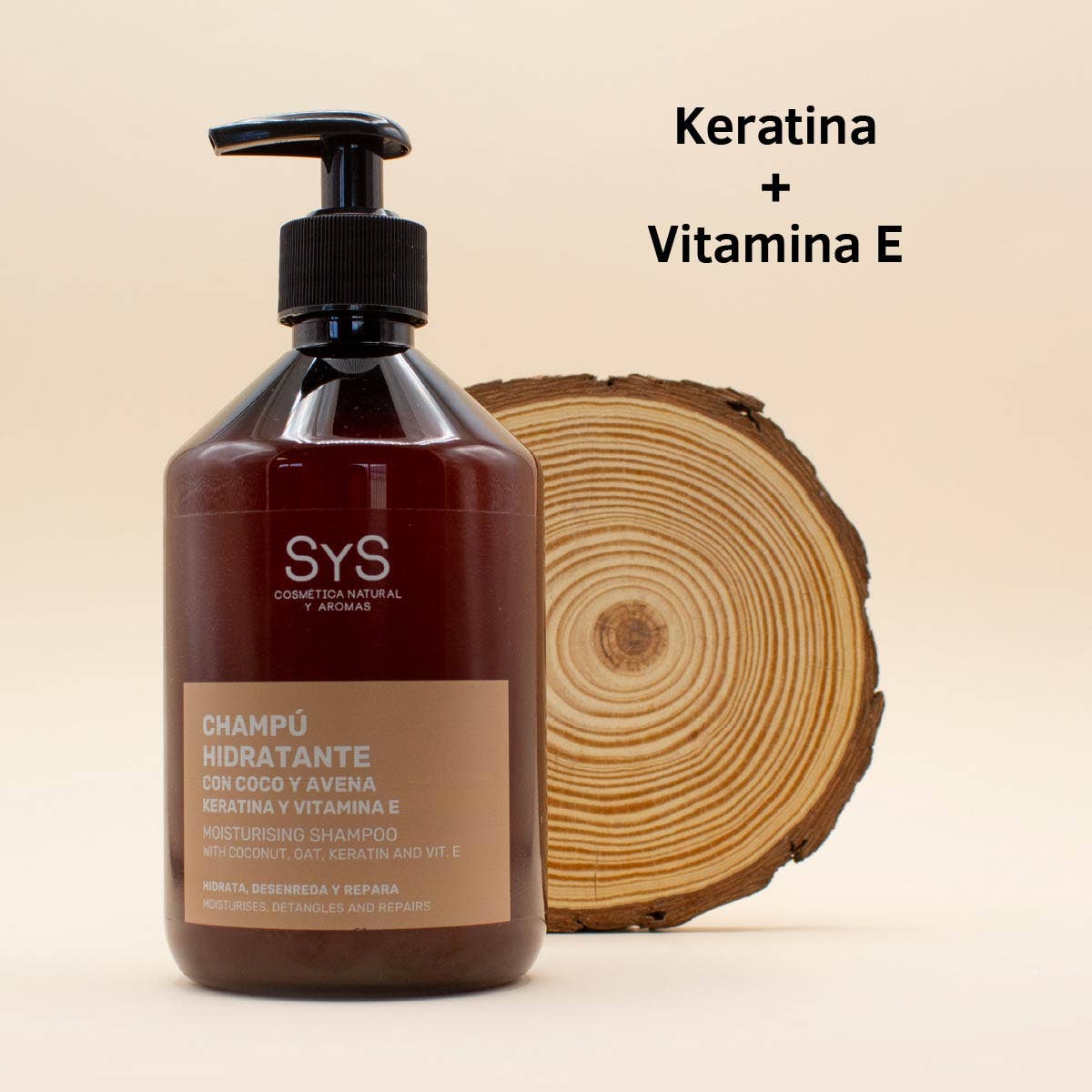 Laboratorio SYS - Wholesale Hair Shampoo - Labnatur Coconut and Oat Moisturizing Shampoo with Keratin 500ml3