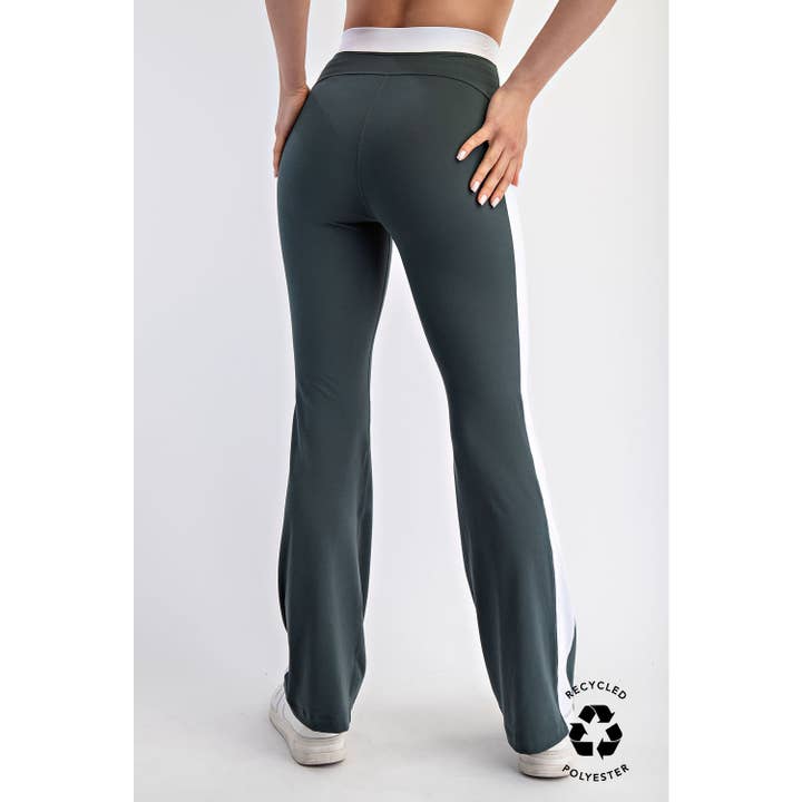 Rae Mode - Wholesale Athletic Pants - Women's - BUTTER SOFT SIDE STRIPE FLARE LEGGINGS1
